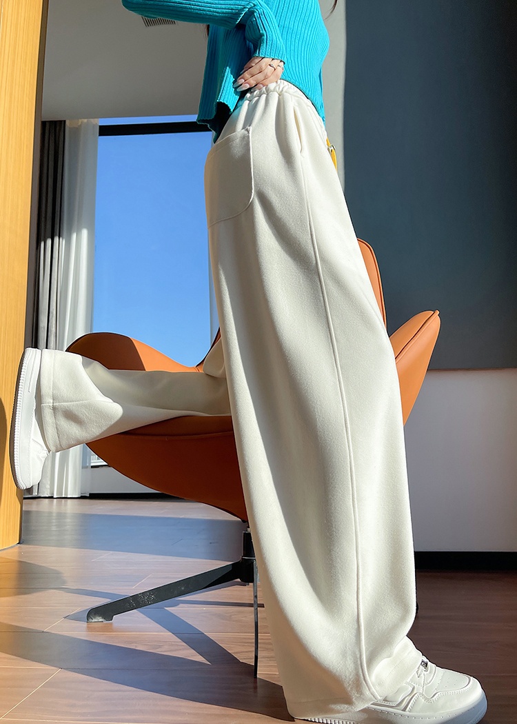 Autumn and winter straight long pants banana sweatpants