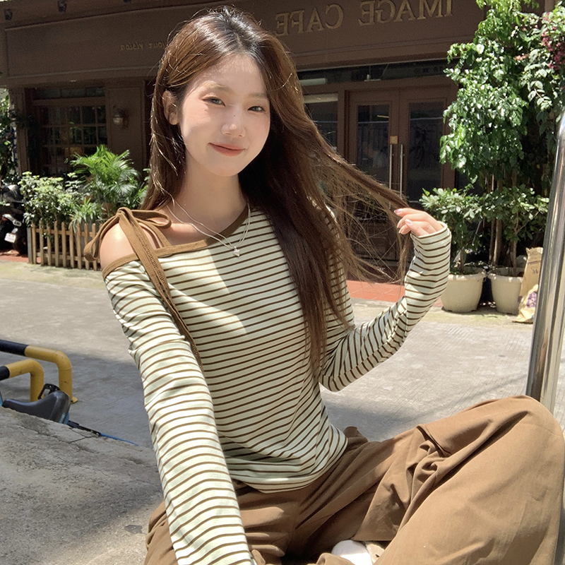 All-match T-shirt strapless bottoming shirt