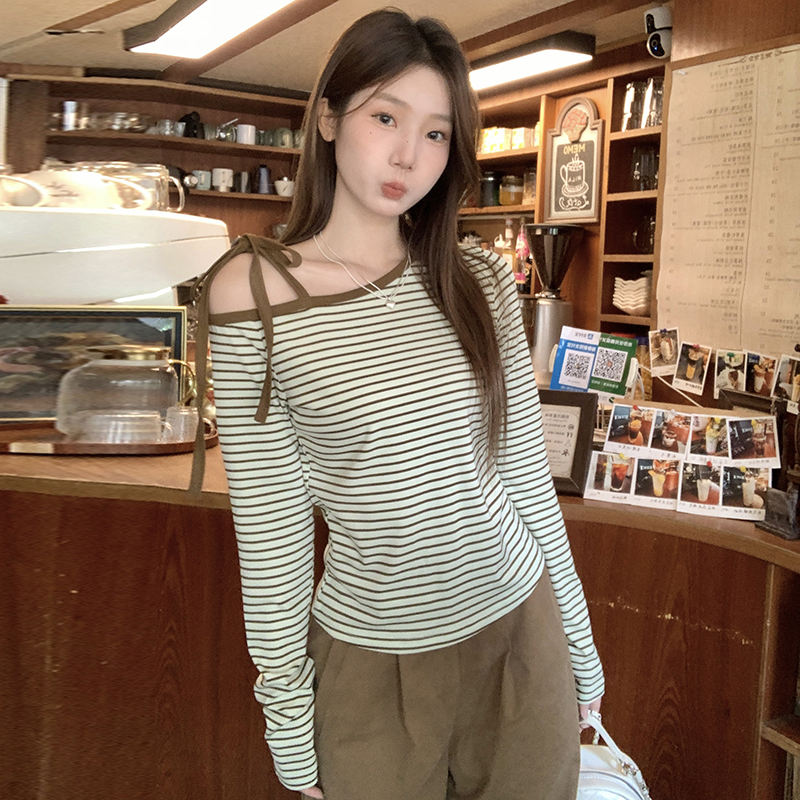 All-match T-shirt strapless bottoming shirt