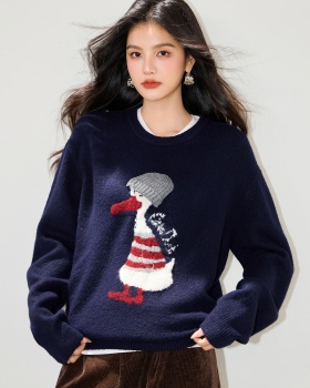 Autumn and winter sweater Korean style tops for women