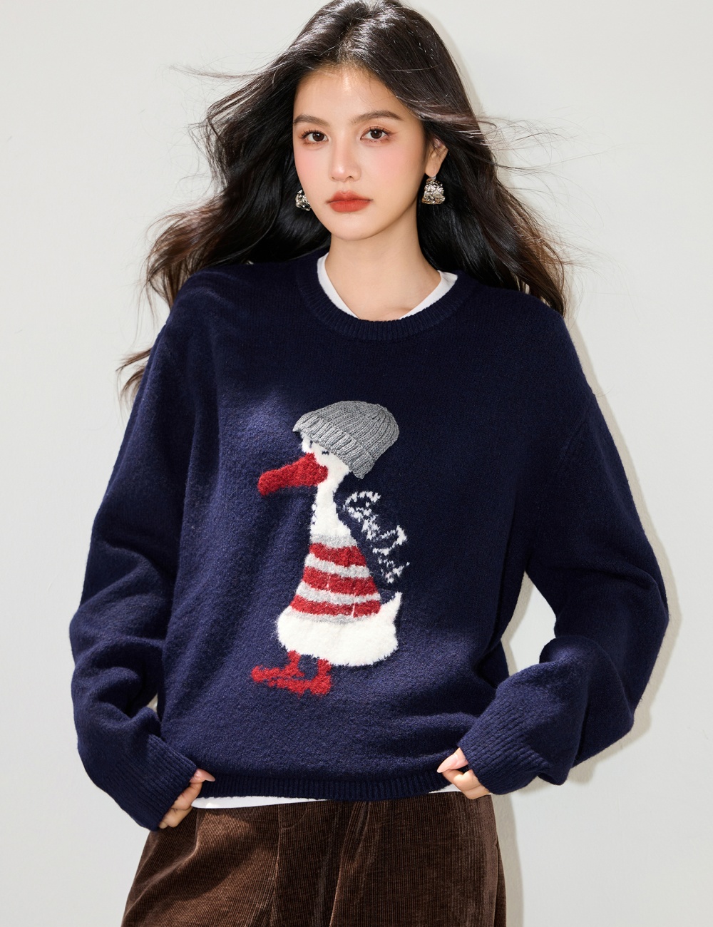 Autumn and winter sweater Korean style tops for women