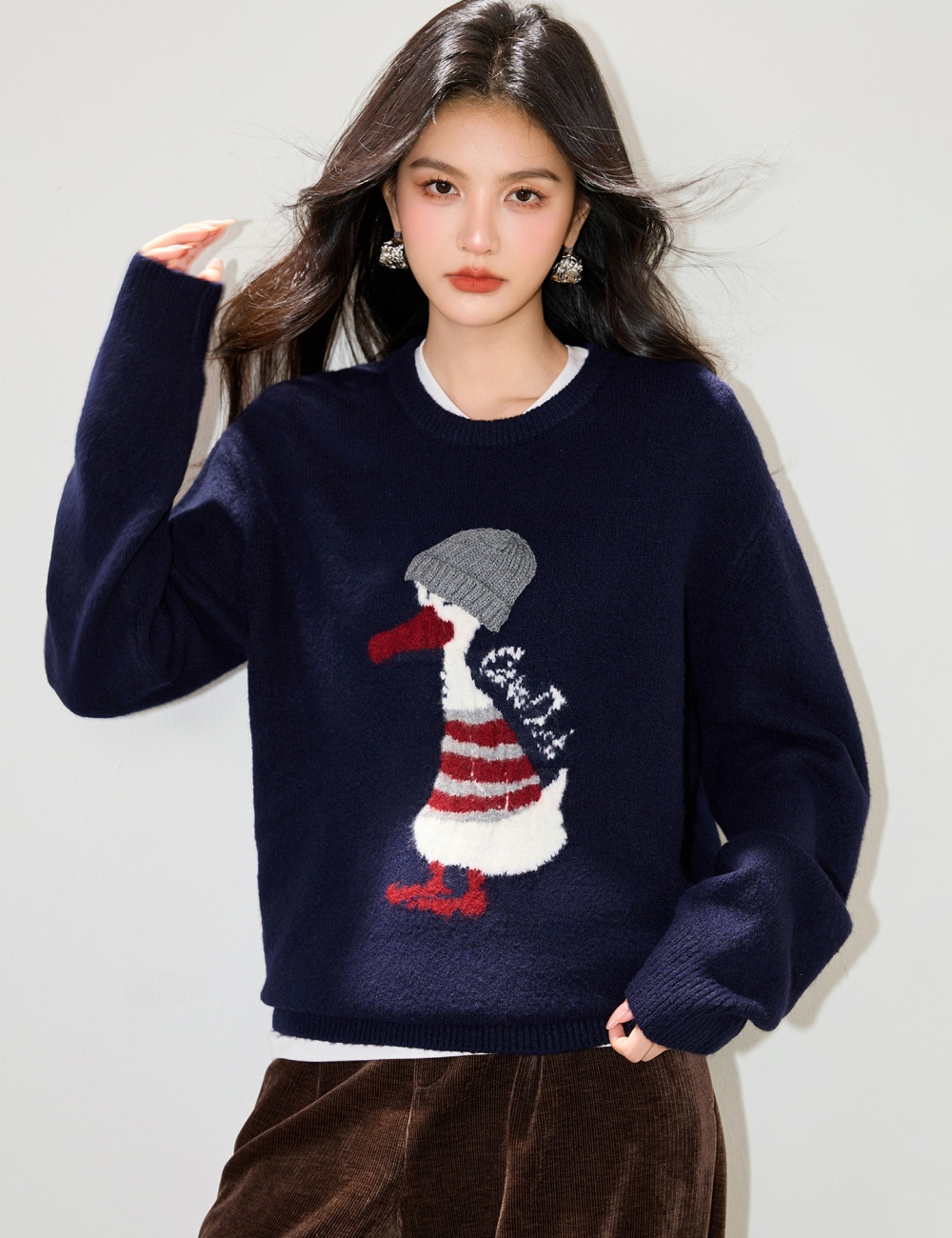 Autumn and winter sweater Korean style tops for women