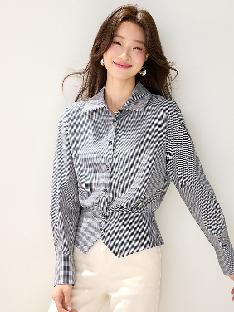 Long sleeve shirt fashion small shirt for women