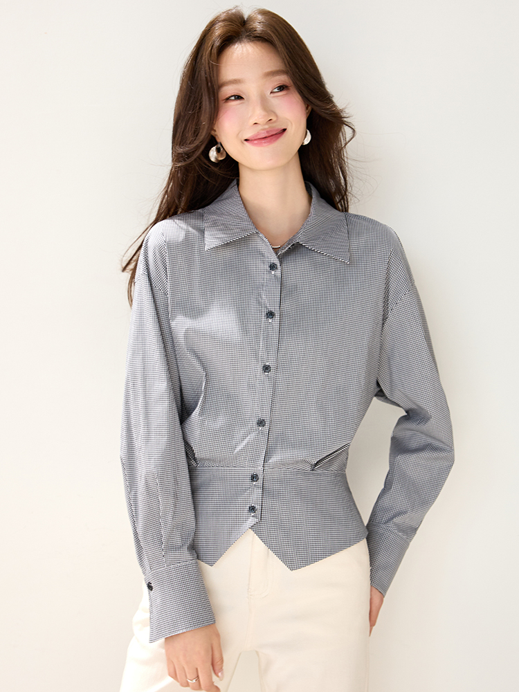 Long sleeve shirt fashion small shirt for women