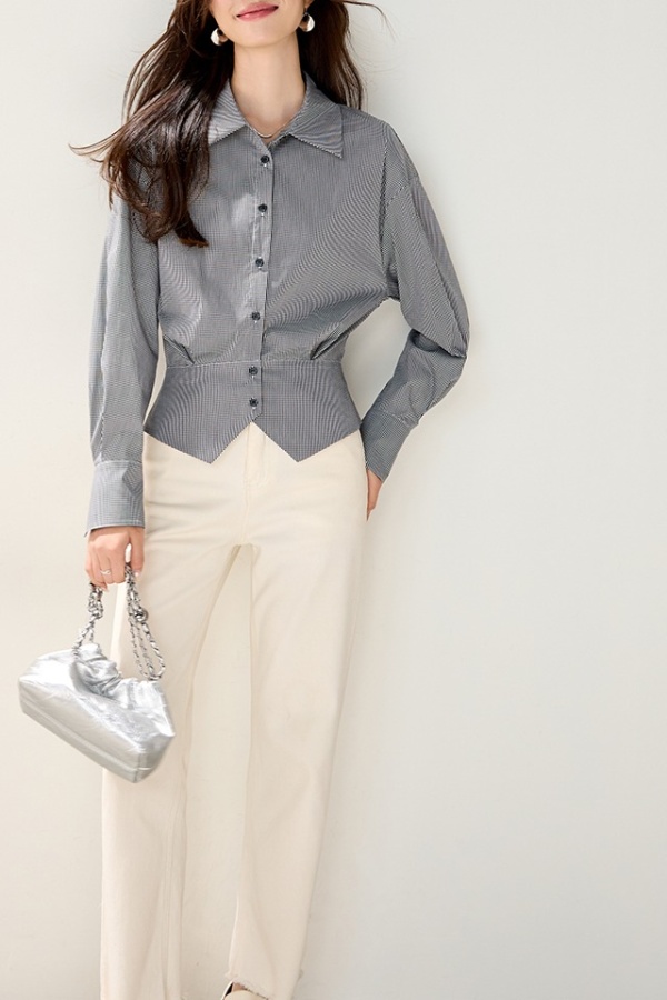 Long sleeve shirt fashion small shirt for women