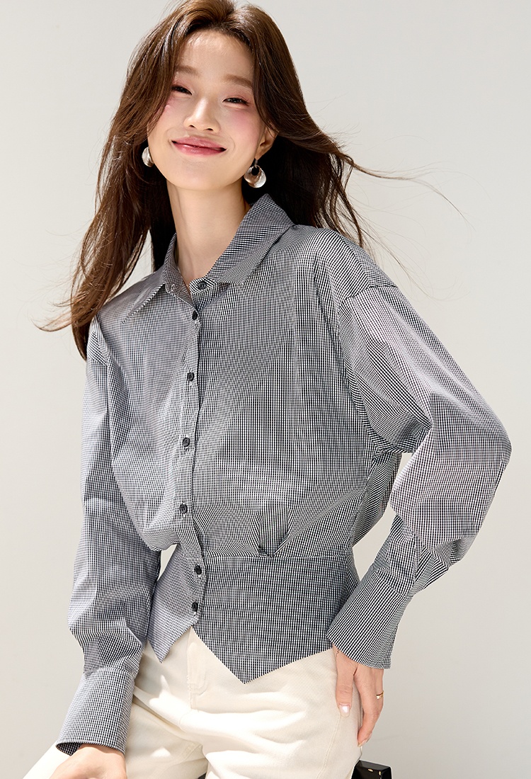 Long sleeve shirt fashion small shirt for women