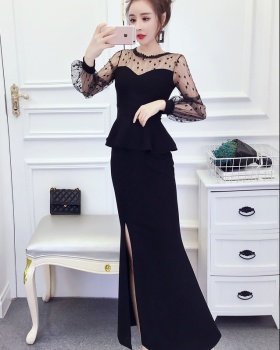 Temperament package hip long dress autumn and winter dress