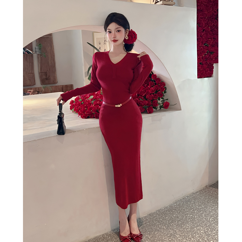Inside the ride dress sweater dress for women