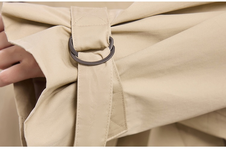 Autumn niche tops Korean style long windbreaker for women