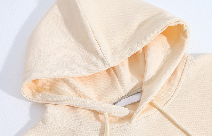 Autumn spring unique tops hooded thin hoodie for women