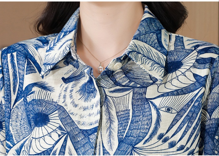 Spring and autumn shirt large yard tops for women