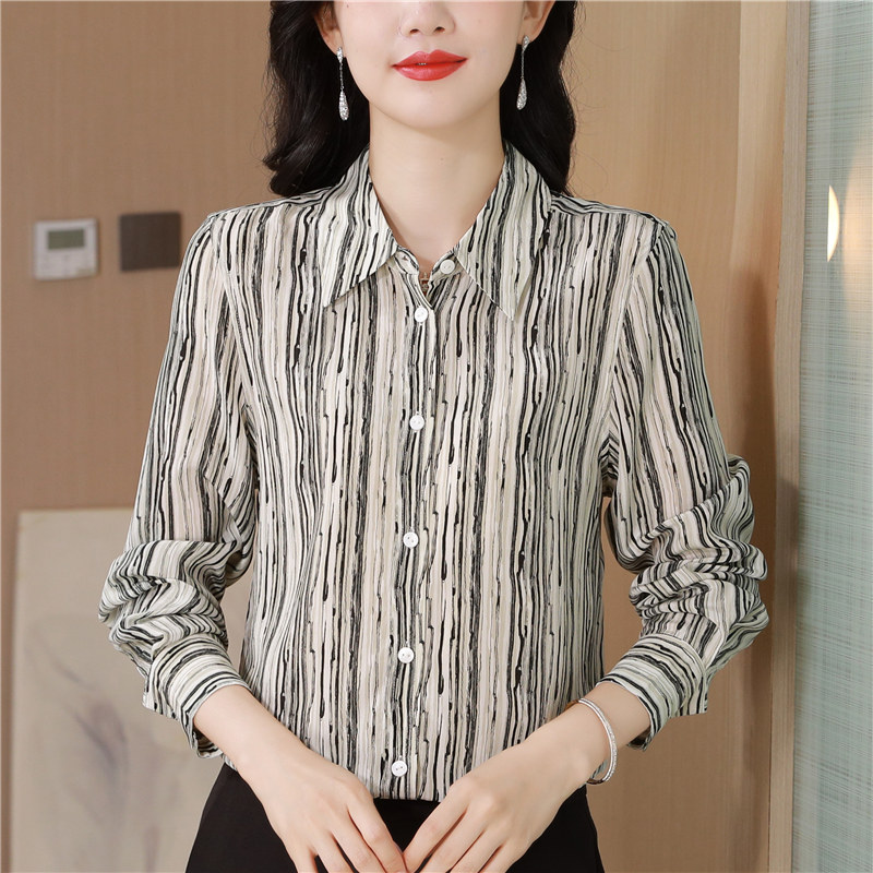 Autumn long sleeve tops large yard shirt for women