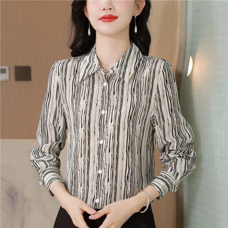 Autumn long sleeve tops large yard shirt for women