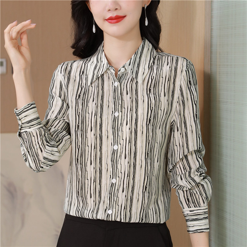 Autumn long sleeve tops large yard shirt for women