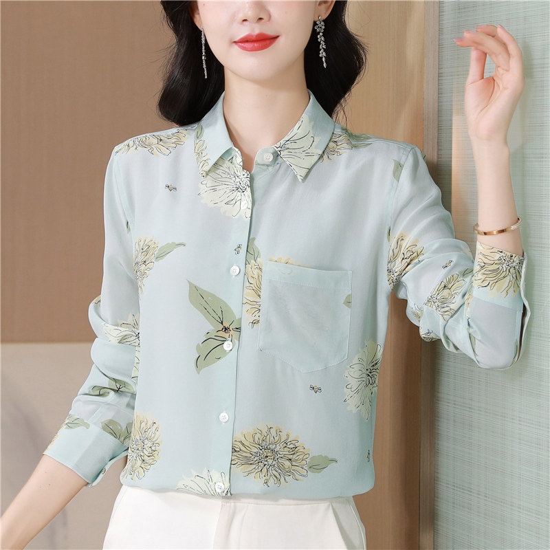Temperament romantic shirts light luxury shirt for women