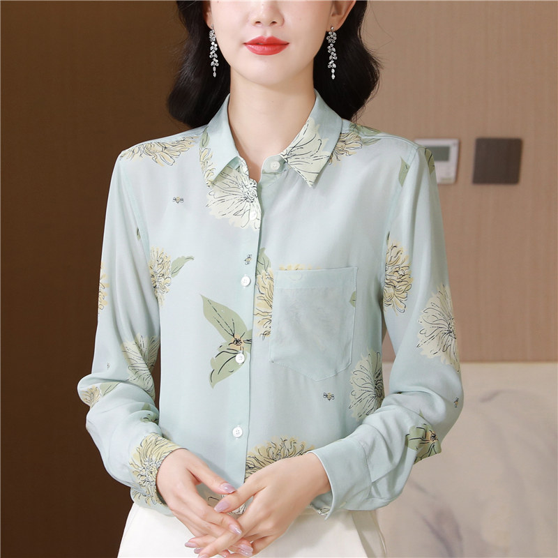 Temperament romantic shirts light luxury shirt for women