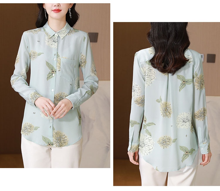 Temperament romantic shirts light luxury shirt for women