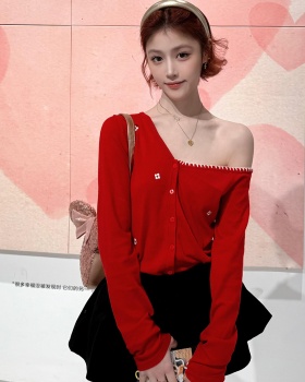 Lovely knitted sweater loose cardigan for women