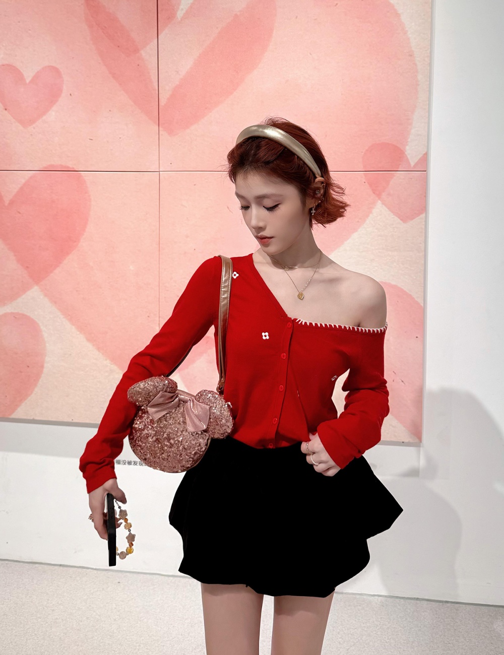 Lovely knitted sweater loose cardigan for women
