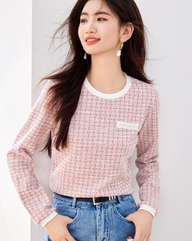 Chanelstyle autumn T-shirt France style small shirt