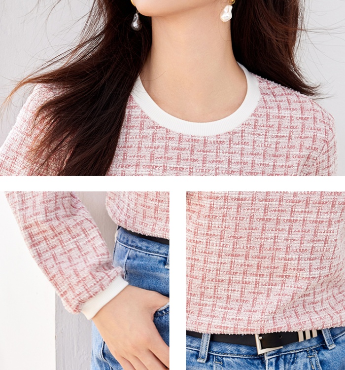 Chanelstyle autumn T-shirt France style small shirt