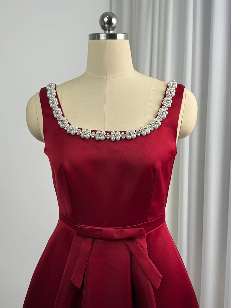 France style elegant handmade diamond sling dress