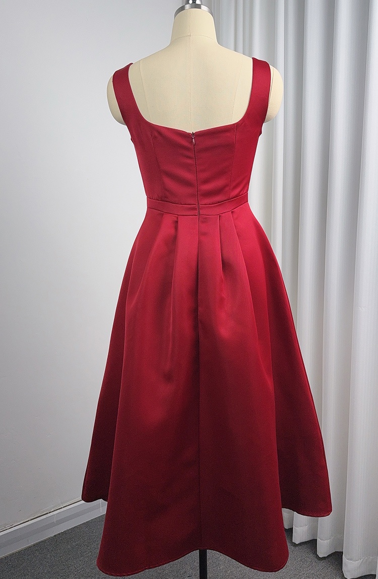 France style elegant handmade diamond sling dress