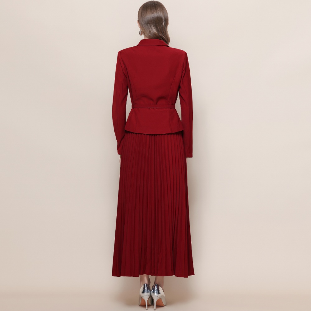 France style dress crimp business suit a set