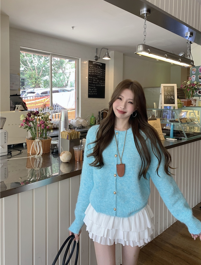 Korean style tops Western style sweater for women
