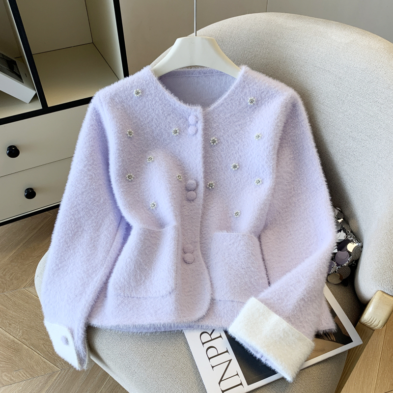 Autumn and winter sweater cardigan for women
