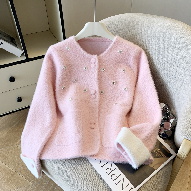 Autumn and winter sweater cardigan for women