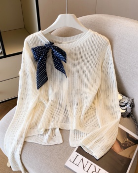 Summer loose long sleeve scarves lazy thin smock for women
