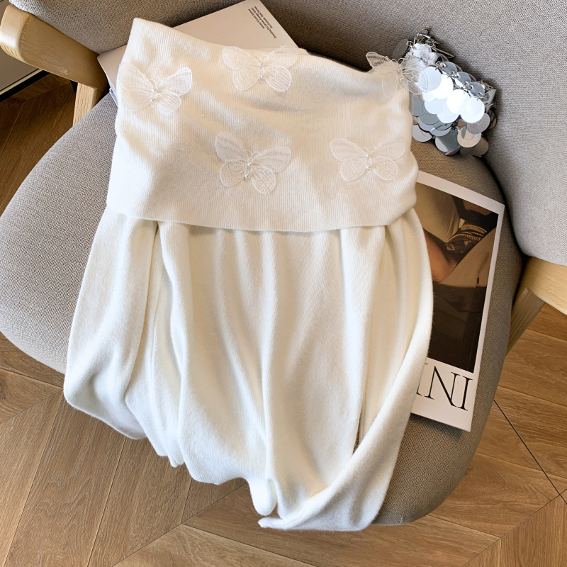 France style tops stereoscopic sweater for women