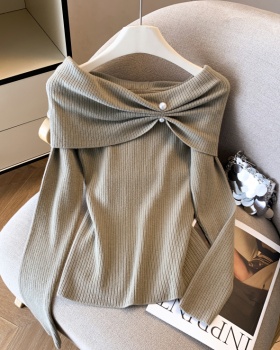 Bottoming fashionable sweater strapless tops for women