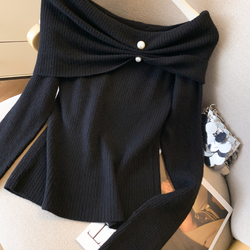 Bottoming fashionable sweater strapless tops for women