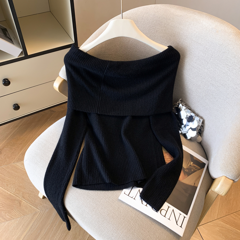 Bottoming fashionable sweater strapless tops for women