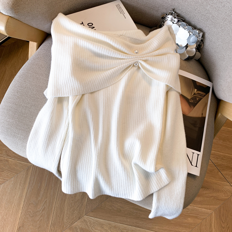Bottoming fashionable sweater strapless tops for women