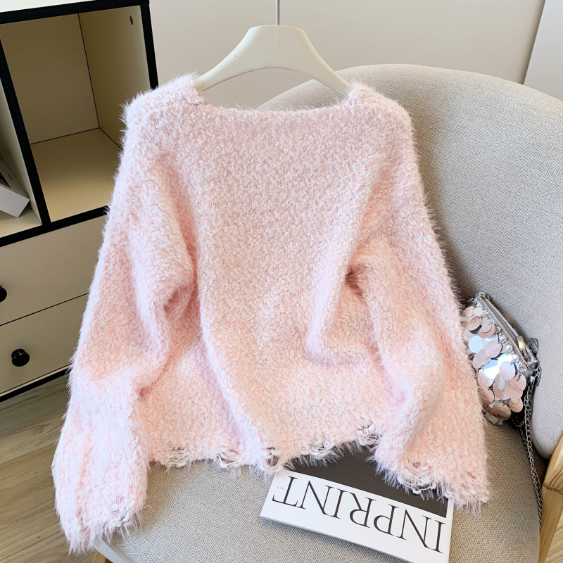 Short bottoming shirt autumn and winter sweater for women