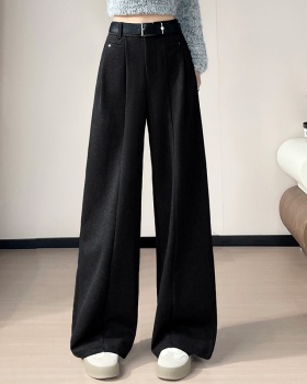 Straight business suit mopping wide leg pants for women