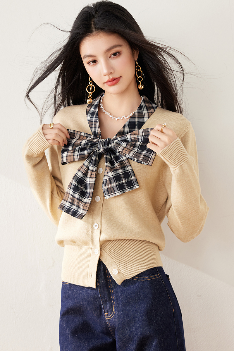 Korean style Western style sweater fashion tops