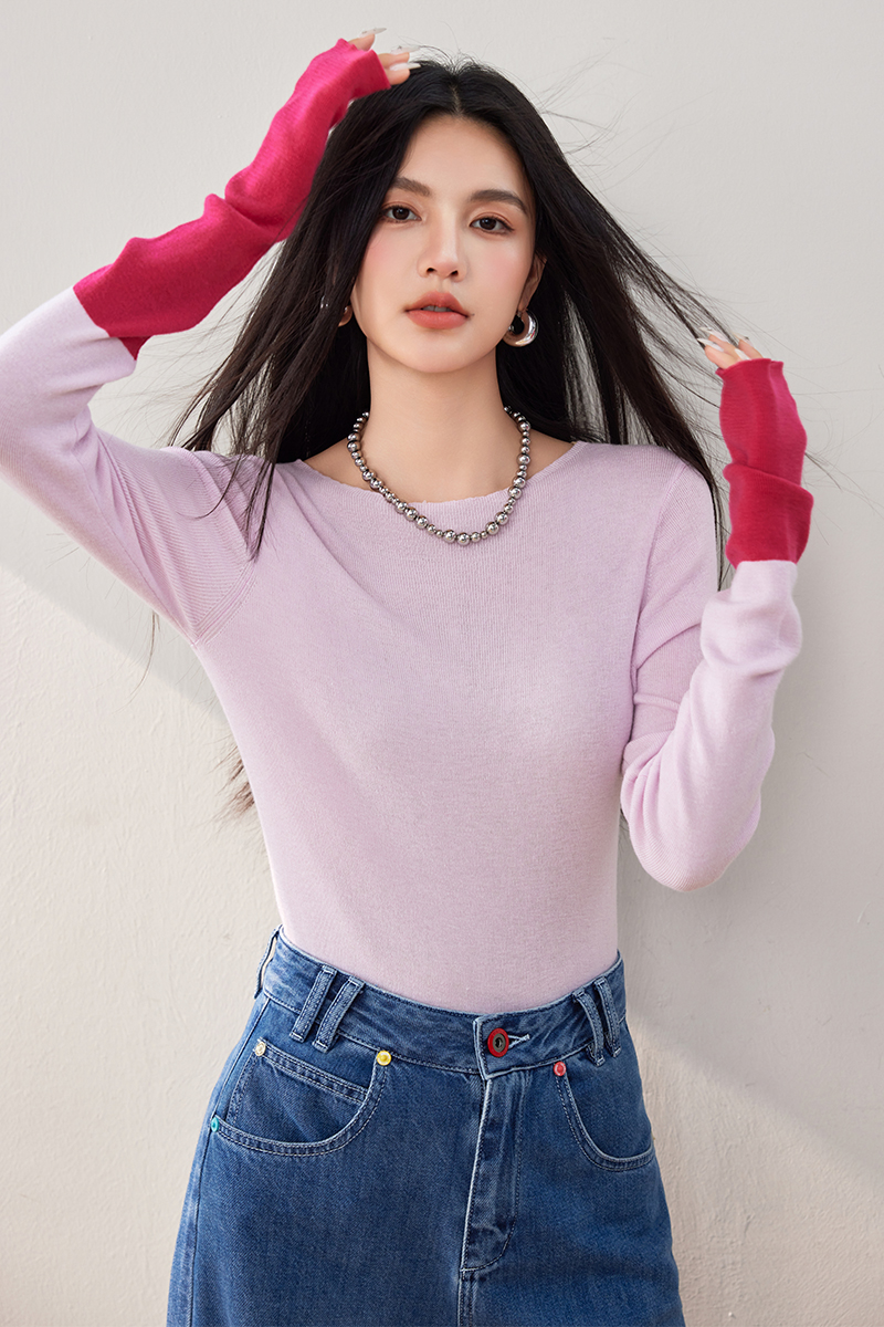 Wool inside the ride sweater autumn bottoming shirt