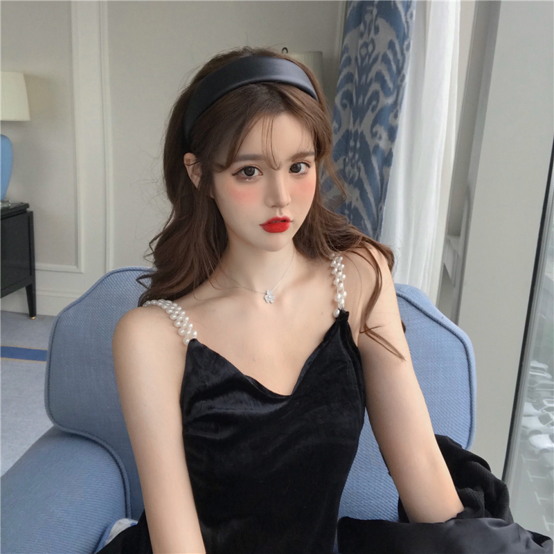 Temperament fashion V-neck bottoming sling sexy long dress