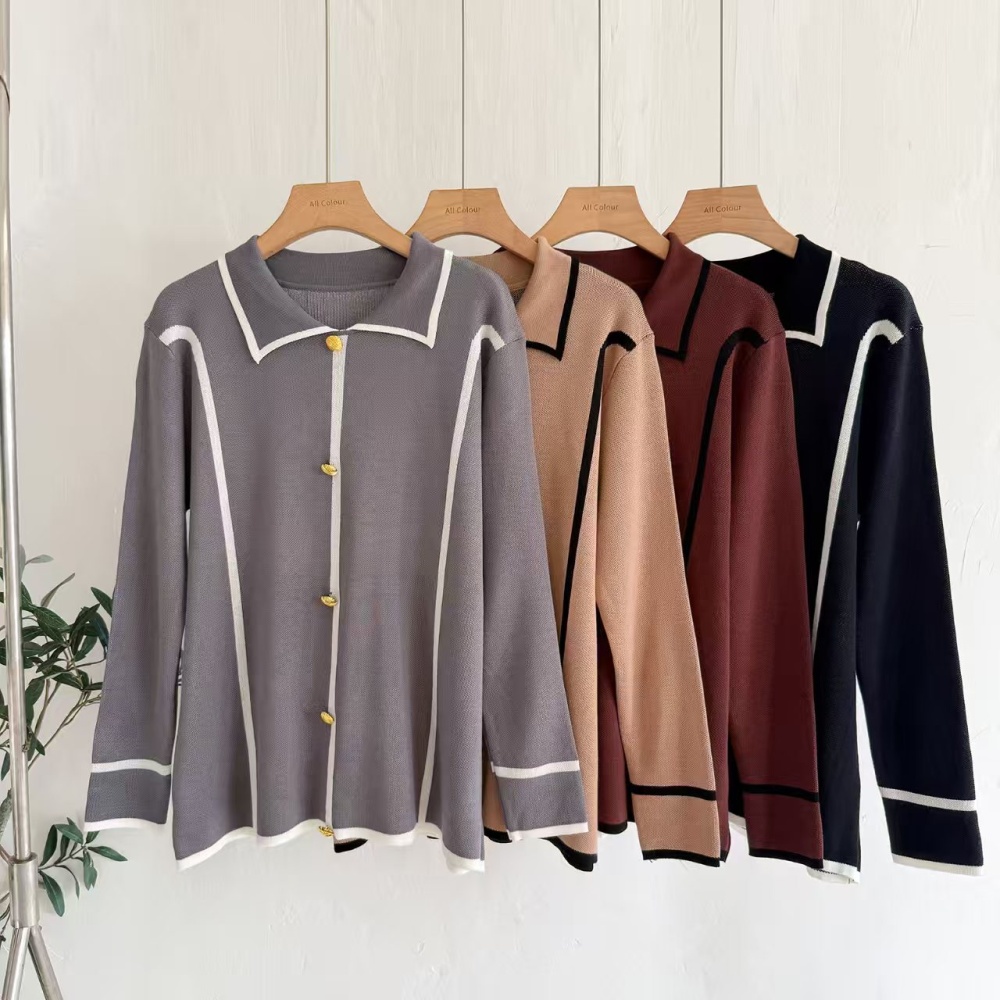 Temperament knitted fashion tops 2pcs set for women