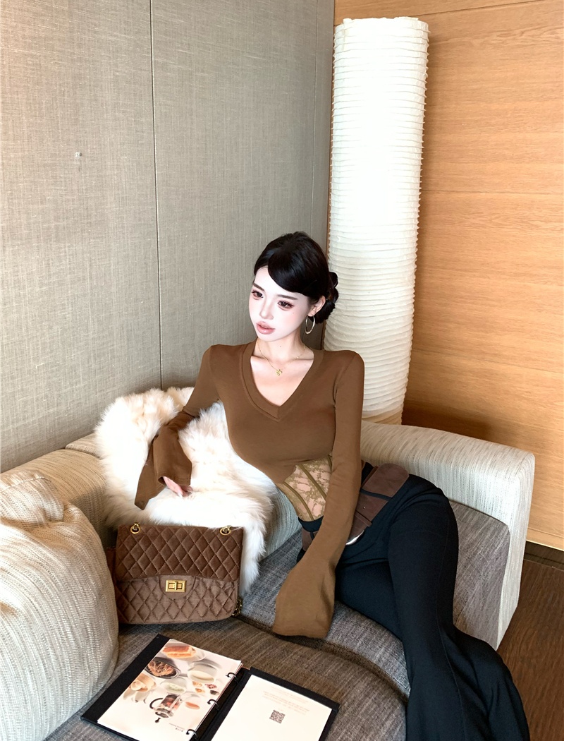 Sexy spicegirl casual pants long sleeve belt for women
