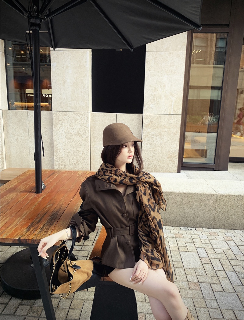 British style retro coat temperament long sleeve tops
