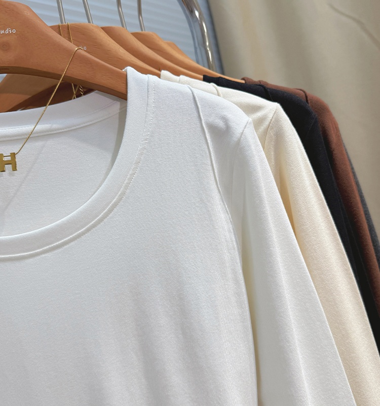 Inside the ride long sleeve tops slim T-shirt for women