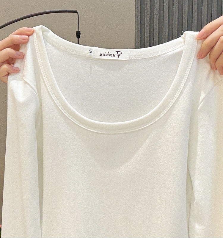 All-match slim bottoming shirt autumn tops for women