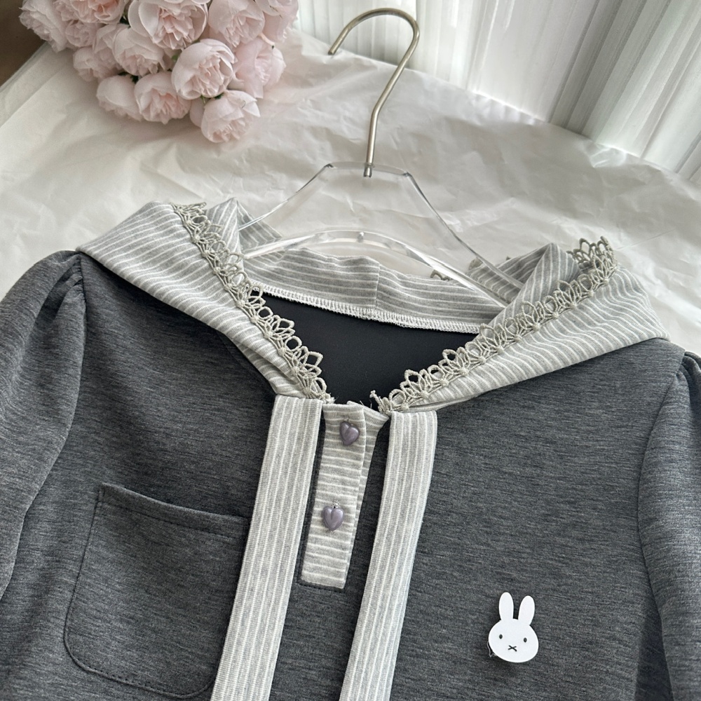 Autumn sweet college style slim dress