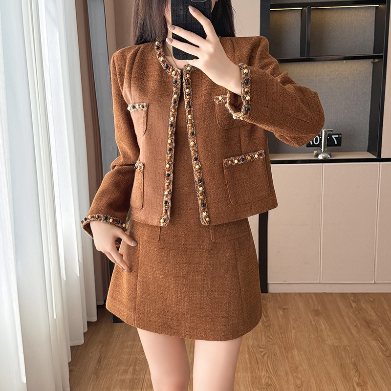 France style dress sleeveless dress a set for women
