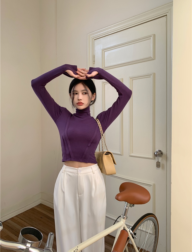 Inside the ride T-shirt bottoming shirt for women